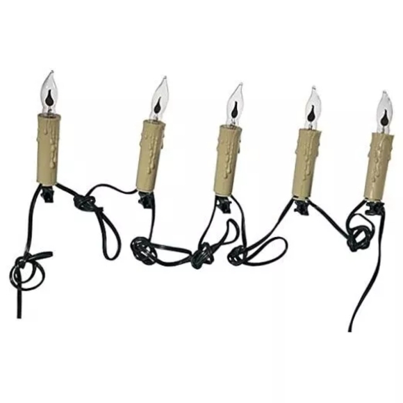 Kurt Adler 7-Light Flicker Flame Candle Light Set - Picture 3 of 5